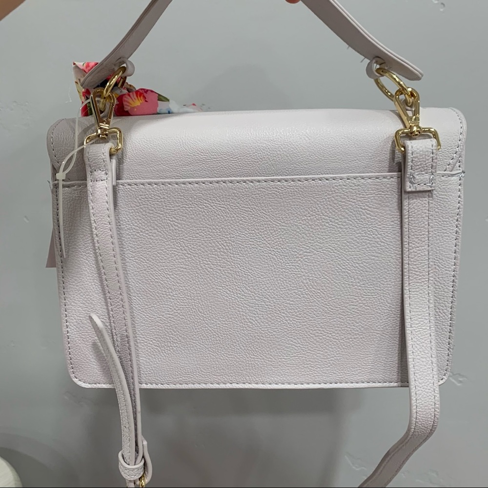 NWT Betsey Johnson Off White Floral Satchel Purse - Picture 2 of 5